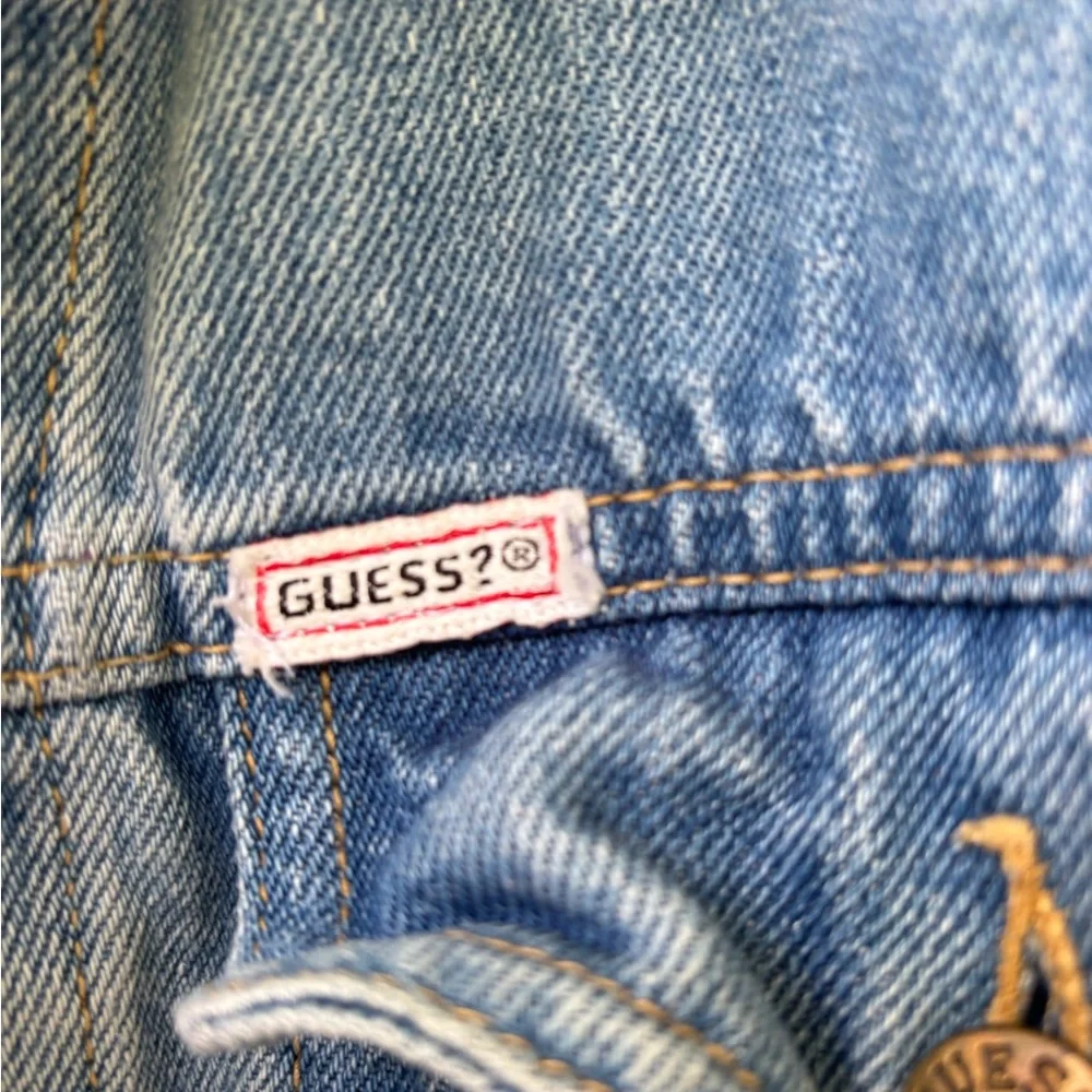 1989 VINTAGE XL Marciano Guess Light Blue Denim jacket - Picture 4 of 8